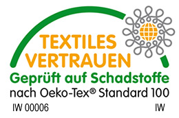 Alle Garne zertifiziert nach Oeko-Tex Standard 100 Certificato Oeko-Tex 100